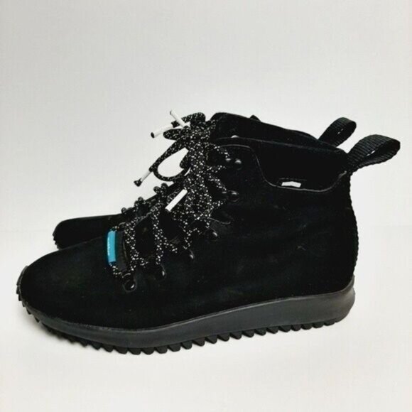 NATIVE Shoes AP Apex Ankle Boot Black Bootie Sz Women's 6.5 | Men's 5 - Picture 8 of 13